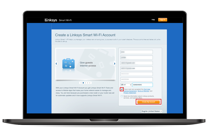 Create Linksys Velop Login Account