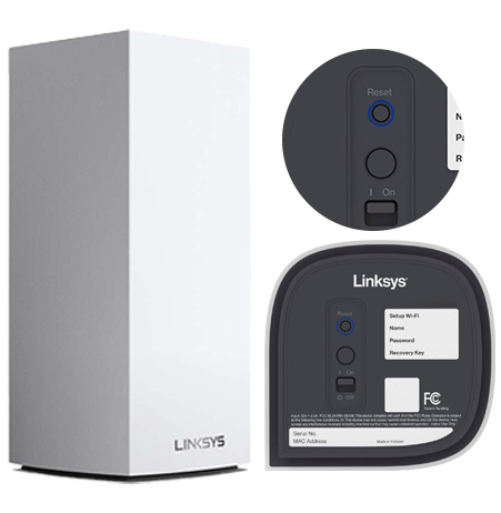 Factory Reset Linksys Velop Using Button