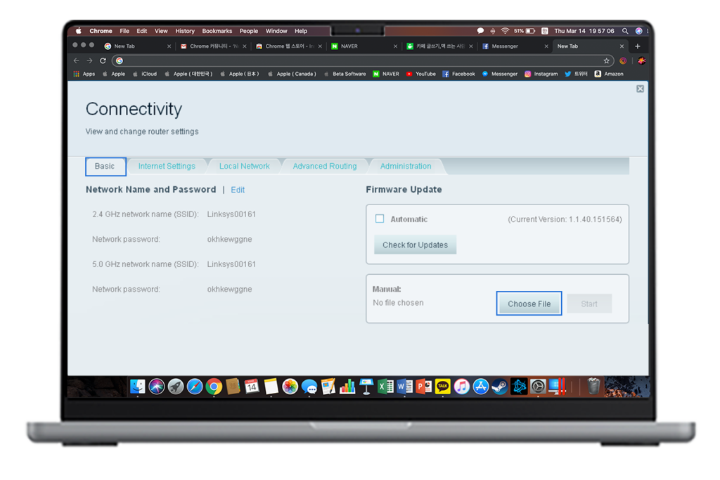 Update Linksys Velop Firmware Manually