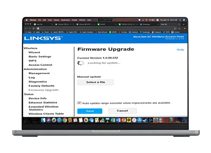Linksys Velop MX4200 Firmware Update