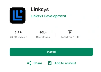 Installing the Linksys App via Google Play Store (For Android Devices)